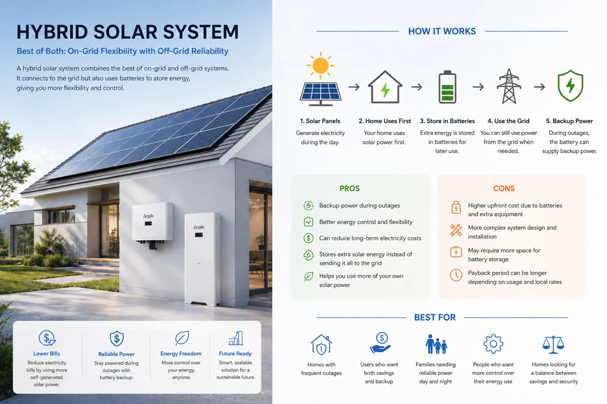 Hybrid Solar System (Best of Both)